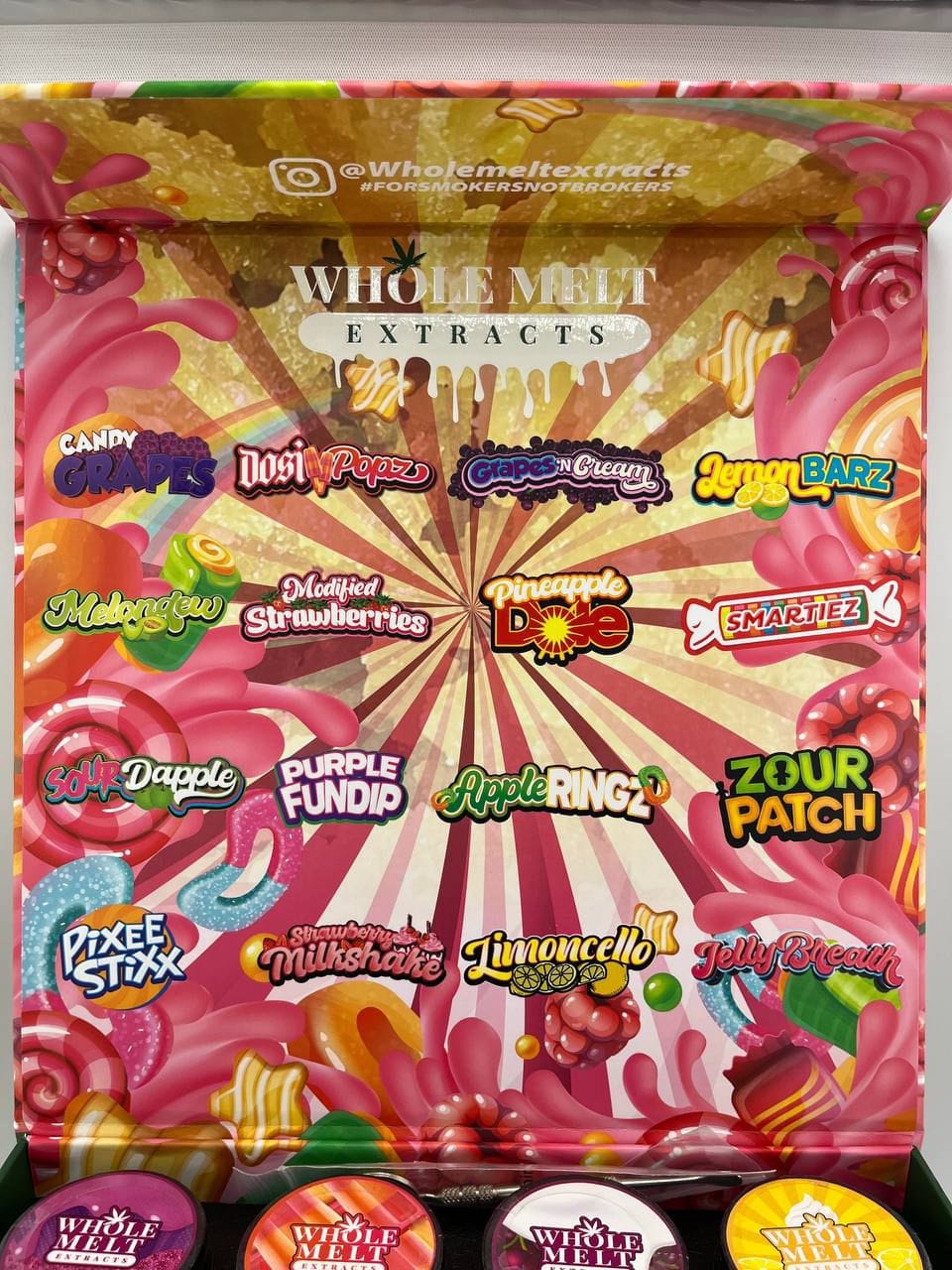 WHOLEMELT SUGAR WAX CANDY Whole Melts Extracts